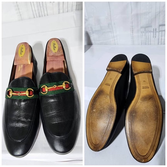 Authentic Gucci Horsebit Leather Loafer Black Size 41 - Picture 14 of 16